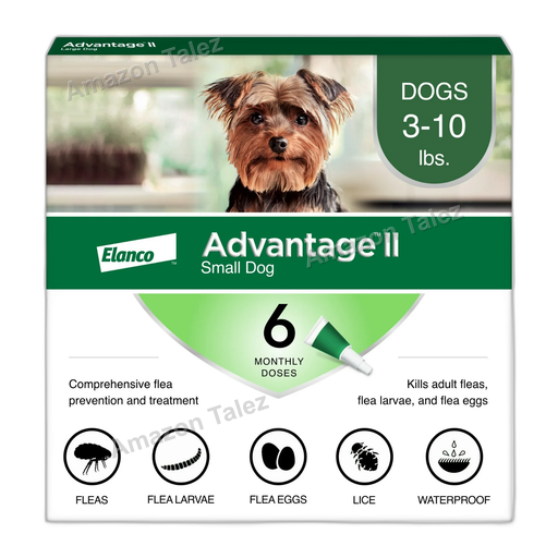Advantage II Dogs Small 6ct